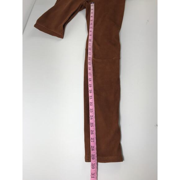 New Maje Women's 38 Pants Suede Leather Camel Brown Durable Versatile US Medium - Picture 13 of 15